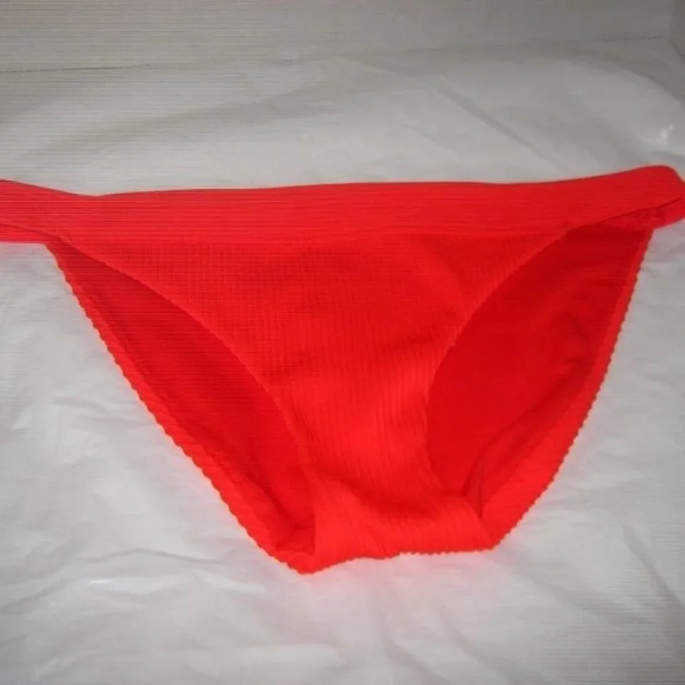 Hollister XL Red Ribbed Bikini